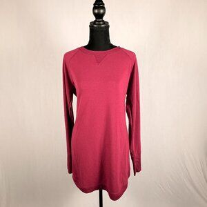 TEK GEAR DRY TEK | Activewear Tunic | L | Maroon